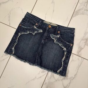 DENIM MINI SKIRT